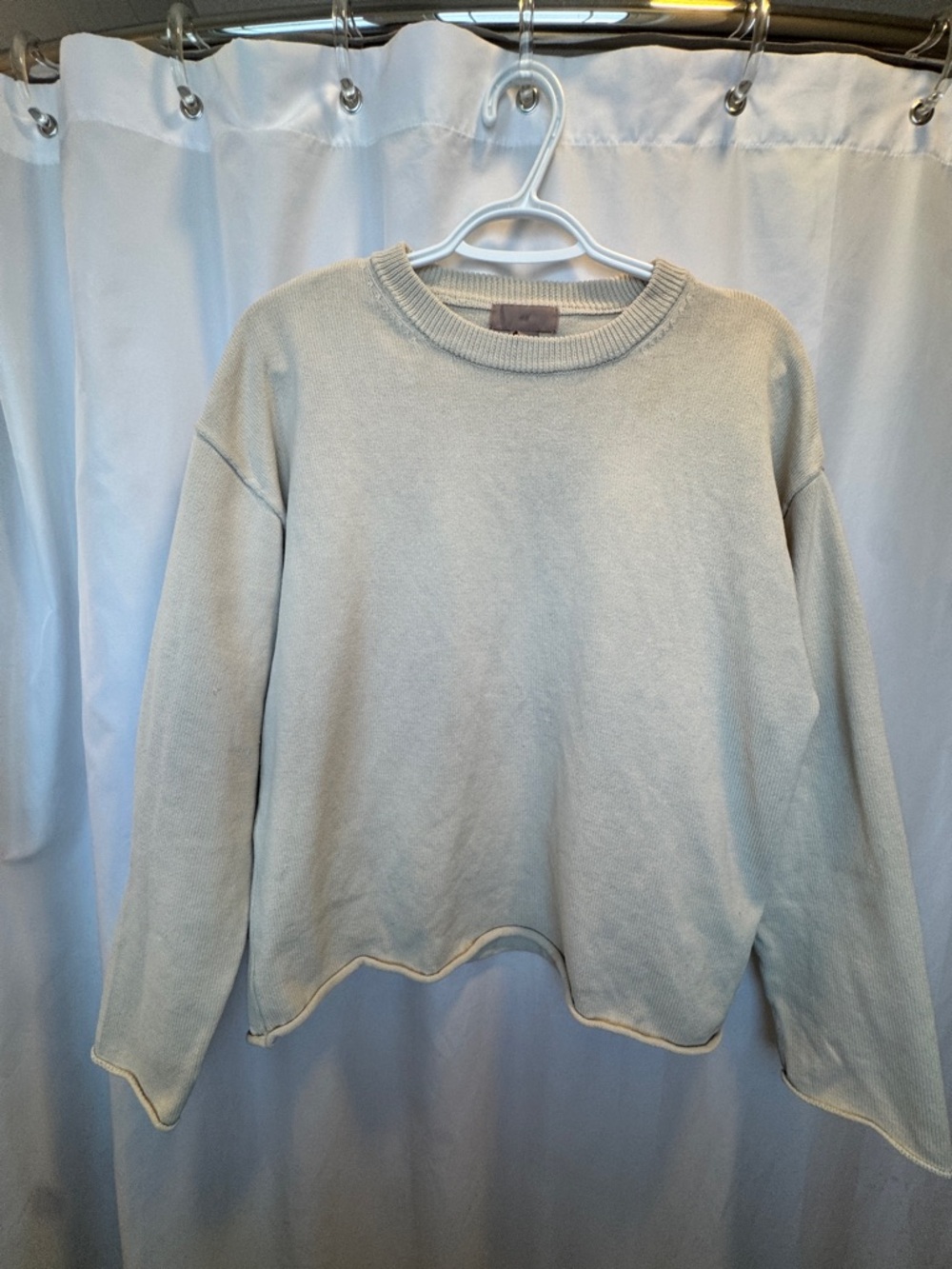 Beige Crewneck Sweatshirt